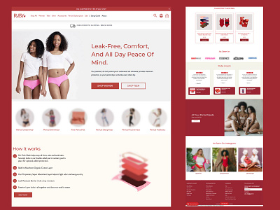 Ecommerce Responsive Web Layout Design (Wix) web designer web developer wix wix redesign