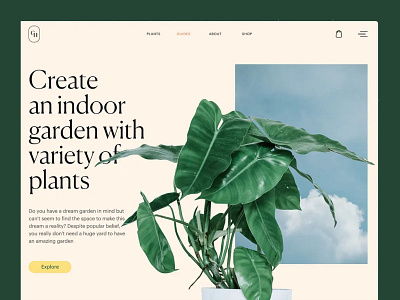 Garden Landing Page Design Using Wix landing page web designer web developer wix