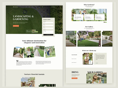 Garden Website on Wix web designer wix
