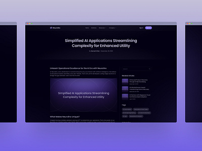 Neurolinx - AI Agency & Technology Startup Website Design agency agency website ai ai agency ai saas ai technology ai website dark website landing page saas saas startup saas website startup technology ui ux web design web3 website