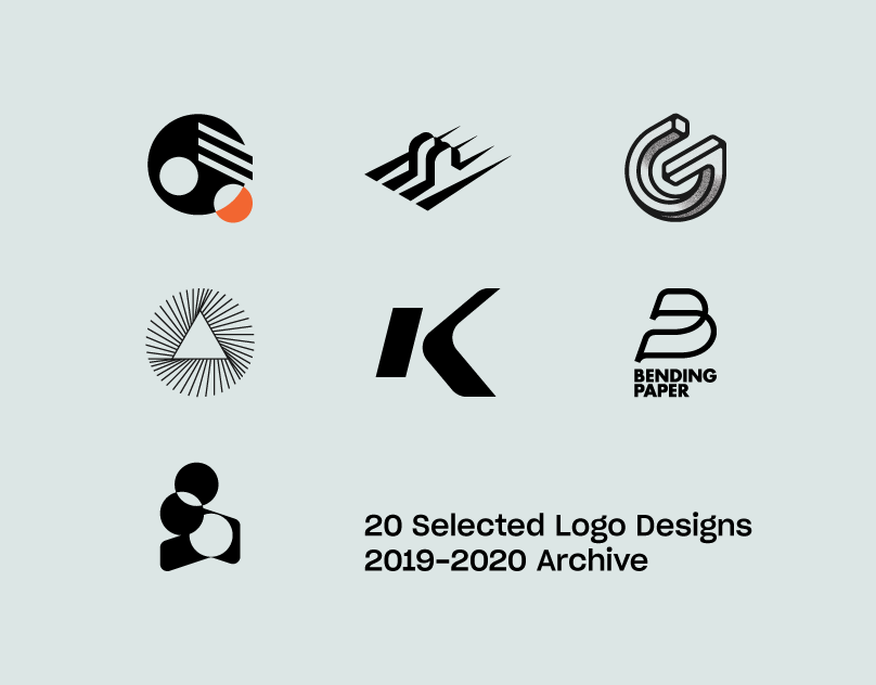20 Selected Logo Designs: Marks & Symbols (2019-2020 Archive) 3d logo branding corporate identity design geometric logo icon illustration lettering logo logo design logotype minimalist logo modern logo monogram negative space logo simple logo typography ui ux