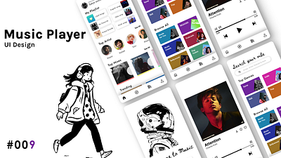 Introducing Music dailyui design graphic design illustration ui ux