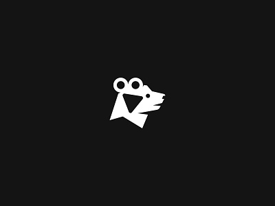 Film Logo | Bear and Video Symbol 3d animal logo bear film logo bear logo brand identity branding business logo camera logo creative bear logo custom logo film logo film make logo graphic design logo minimalist logo modern logo motion graphics negativespace logo timeless logo video logo