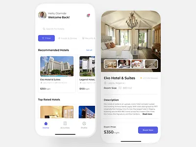 Hotel booking Mobile UI Design branding design graphic design hotelbooking productdesign ui uidesign uiux uiuxdesign