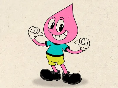 Mascot for company " Inky". branding cartoon character design illustration logo mascot rubber hose t shirt