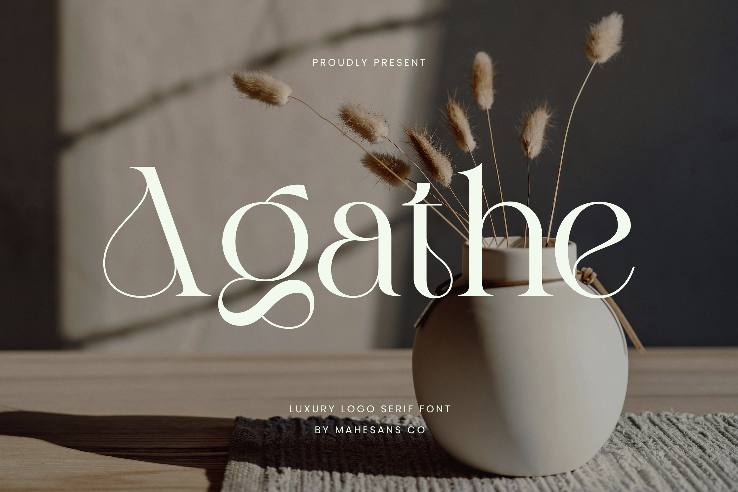 Example of Custom Serif Font Design