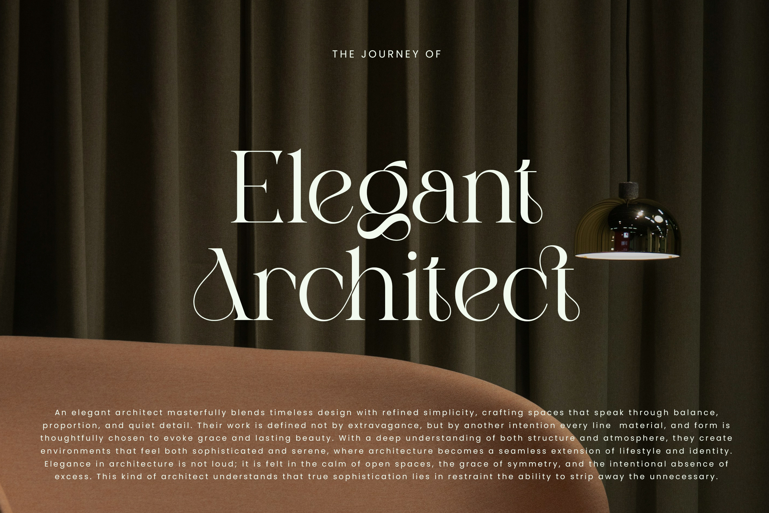 Example of Custom Serif Font Design