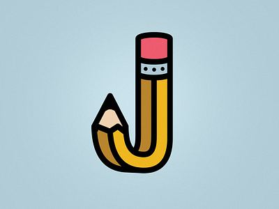 "J" Personal Brand Mark branding icon illustration lettering logo typography