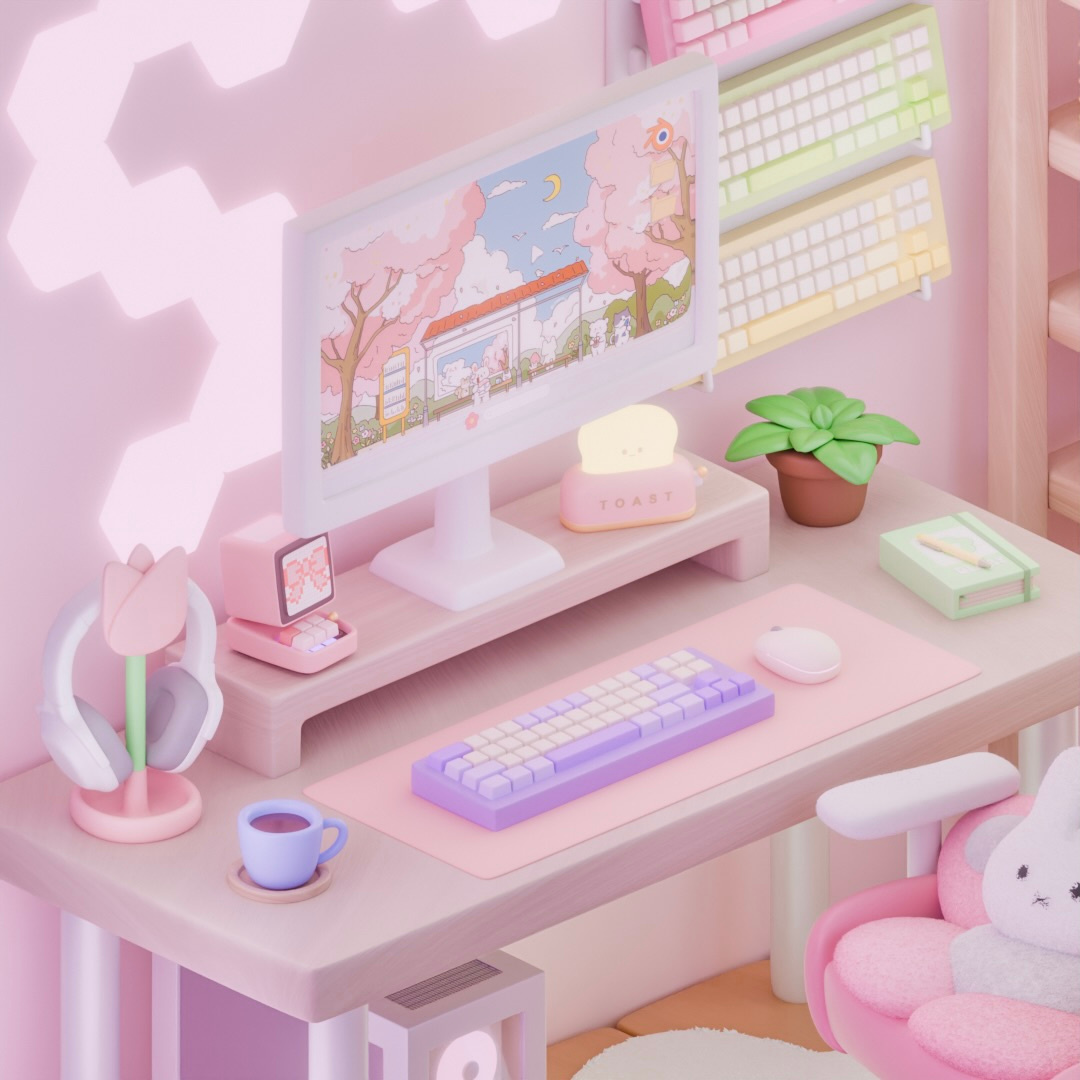 3D Cozy Room 3d 3dart 3dmodel 3dmodeler 3dmodels cozy cute cute3d cuteart models pc