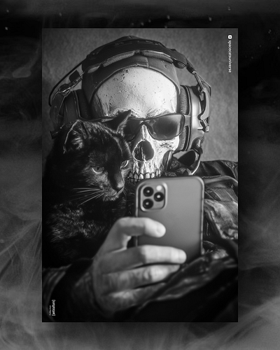 [💀] ai branding cat daliy design illustration poster print
