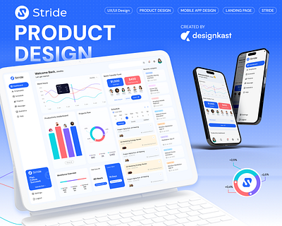 Stride – SaaS Full UI/UX Design (Dashboard + Mobile + Landing) 2025 saas uiux 2025 sass ui ux admin dashbord ai dashbord design dashboard design dashboard ui dashboard ux hr admin pannel dashbord new admin dashbord new dashbord design new saas landing page new saas ui ux design new saas uiux saas dashbaord ux saas dashboard ui saas dashbord saas landing page saas product saas uiux trending dashboard design