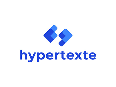 hypertexte company logo elegant logo graphic design logo design sleek wordmark timeless logo design