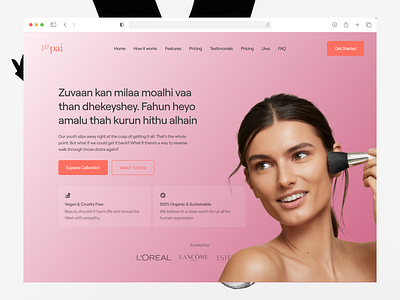 Pai - A Wellness Product app branding design figma landing page ui uiux ux web design website