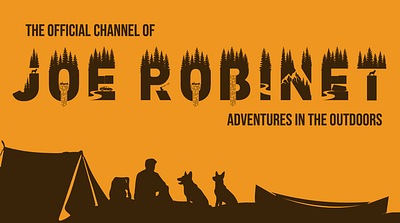 Joe Robinet - Logo & Banner Re-Branding branding design graphic design illustration typography