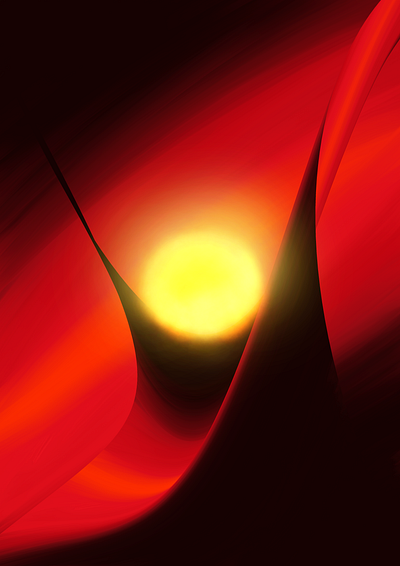 Diwali Dawn abstract digital painting light