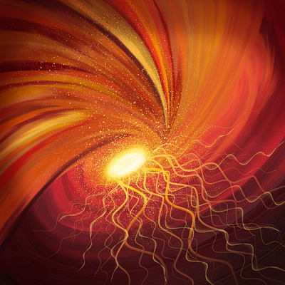 Radiant Expressions abstract digital painting