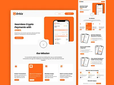 Crpto Exchange Website application design branding design figma graphic design illustration prototyping responsive design software design ui