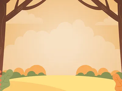 Winding Forest Road: Flat Design Green Landscape Illustration scenic road