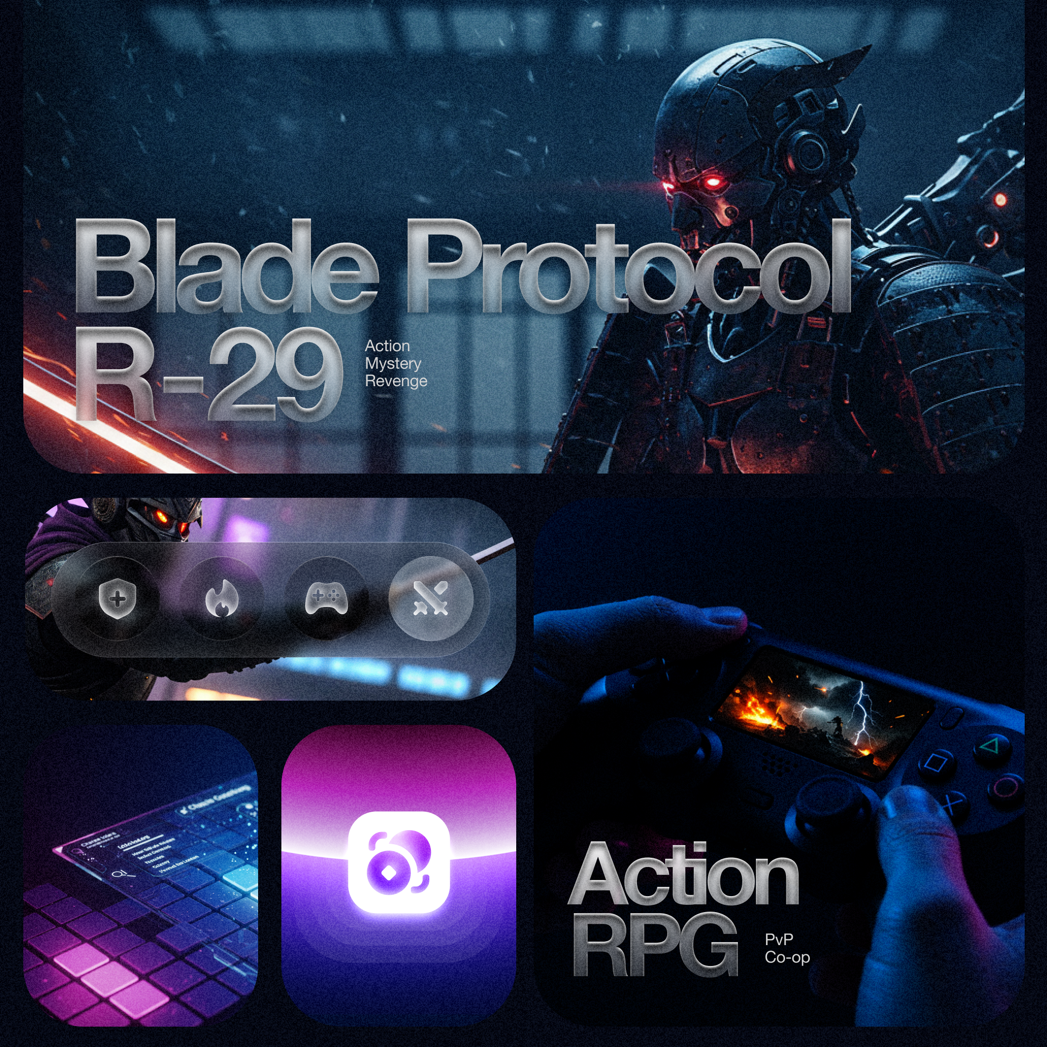 Web3 Game Branding ai branding graphic design typography ui uidesign ux web3 web3design