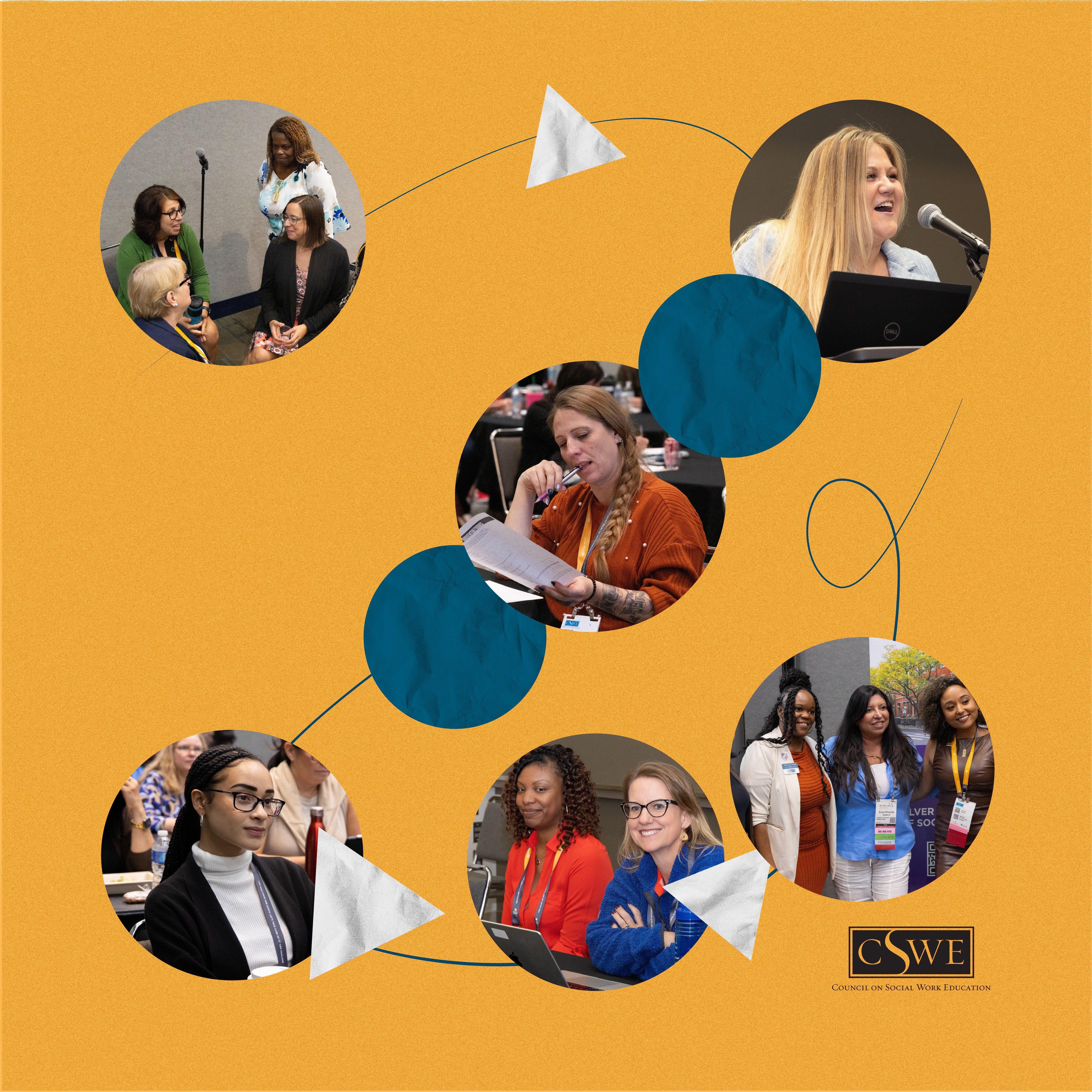 CSWE Brand Guide Update graphics experimentation association brand design branding design diversity education experimentation illustration instagram nonprofit social media social work university