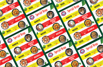 Food Banner Design banner design bold typography cafe branding creative banner design digital banner fast food design flyer design illustration