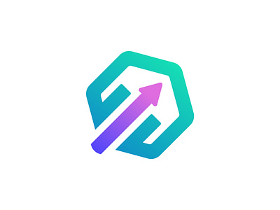 growth logo design for sale app icon symbol mark arrow logo blockchain brand identity branding business logo capital crypto logo design fintech graphic design growth logo hexa logo logo logo design logodesign logodesigner modern logo startup logo up logo