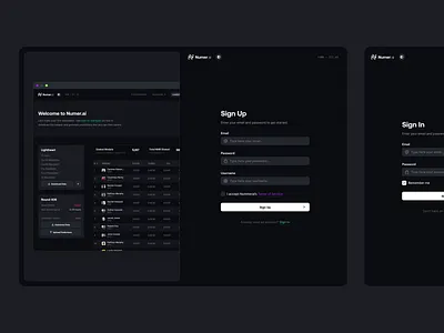 Numer.ai - Sign in, Sign up, leaderboard... ai application art aff artificial intelligence clean crypto cryptocurrency design hedge funds investing leaderboard login numer ai register sign in sign up ui ux web website