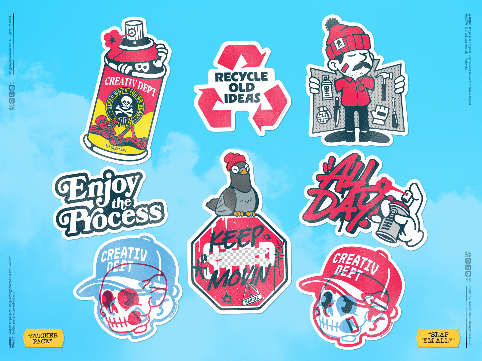 Example of Sticker Pack - Creativ Chaos