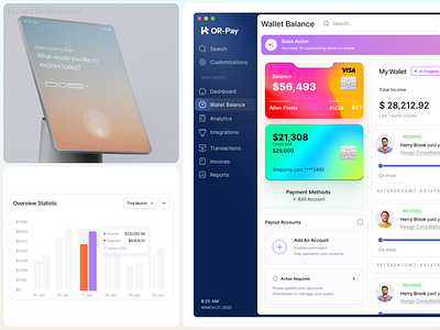 Wallet Balance ai financial ai suggestion ai wallet balance dashboard ui ux wallet wallet balance