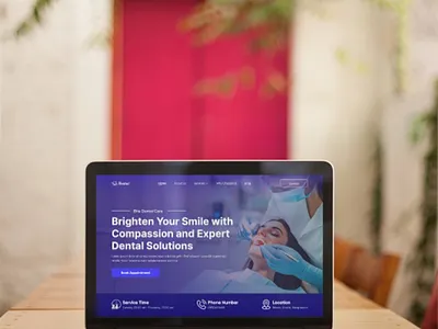 Dental - Medical Website Template ai automation ai website app design blog website coffee shop dashboard design e commerce e commerce app e learning graphic design medical medical template motion graphics real estate trendy app trendy design ui ux vr website website design