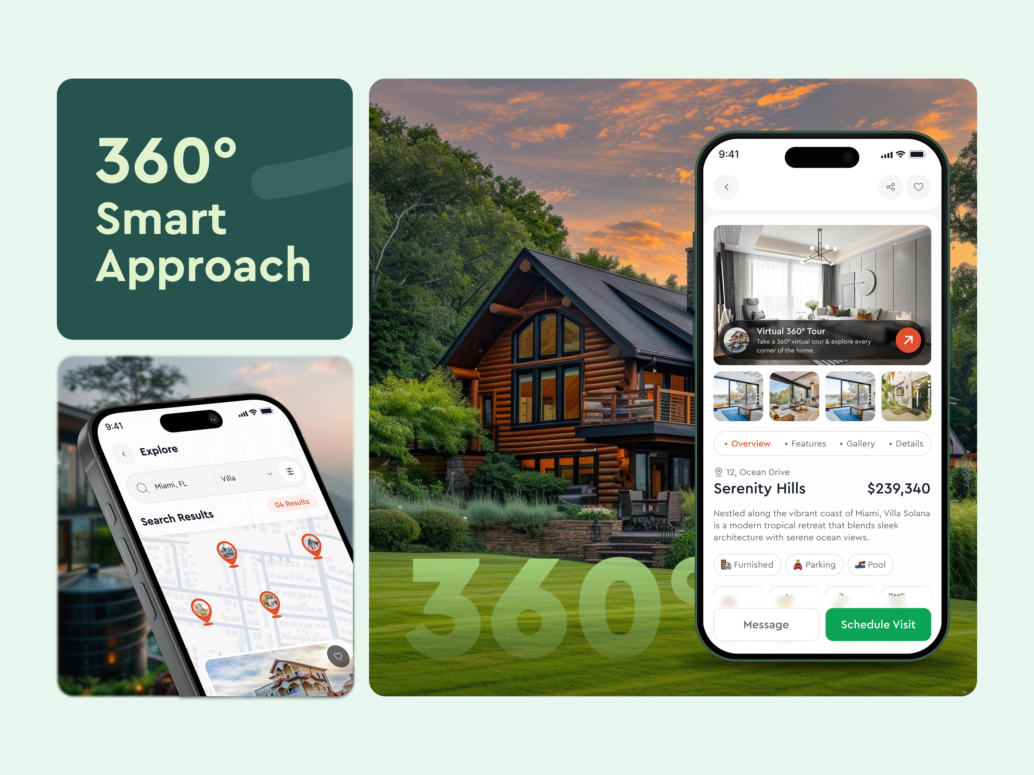 Real Estate Mobile App 3d view app app design branding find your home home finder app home list screen home search home value estimator house listing app minimal mobile app property app property finder real estate real estate feed real estate marketplace ui ui design