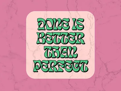 Design a Sticker that Keeps Creatives Motivated 🎨 art artwork design design challenge dribbble dribbbleweeklywarmup graphic design motivate motivation social media sticker sticker design typography