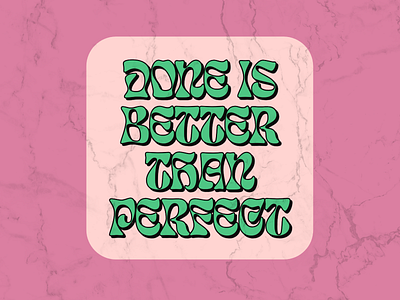 Design a Sticker that Keeps Creatives Motivated 🎨 art artwork design design challenge dribbble dribbbleweeklywarmup graphic design motivate motivation social media sticker sticker design typography
