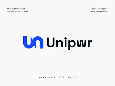 Unipwr β U, N & Power Icon Logo for Technology Brand blockchain tech logo branding electrical company logo energy logo energy tech branding fintech logo futuristic logo lettermark logo logo logo design minimalistic logo modern tech logo n logo power logo symbol tech brand technology logo u logo
