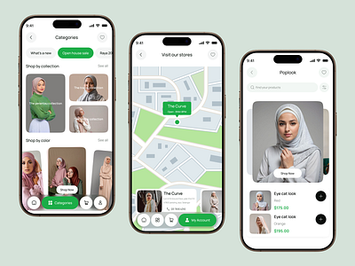 Modest Islamic Clothing Mobile App Redesign app app screen clothes app clothing brand app clothing ecommerce creative mobile app ecommerce app fashion app fashion branding fashion mobile ios luxury fashion luxury fashion logo mobile mobile app modern app ui shop shopping app store stylist logo