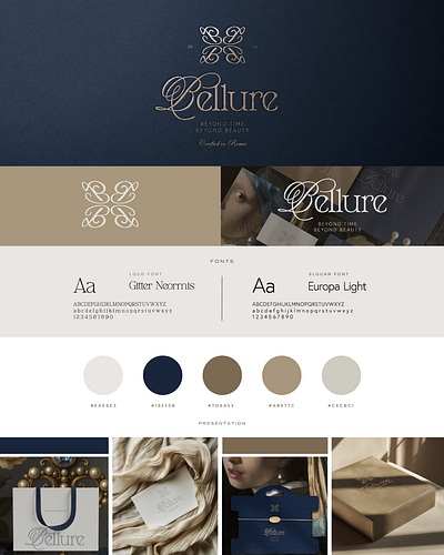 Bellure – Timeless Luxury Jewelry Branding branding design graphic design logo logodesign luxurybranding