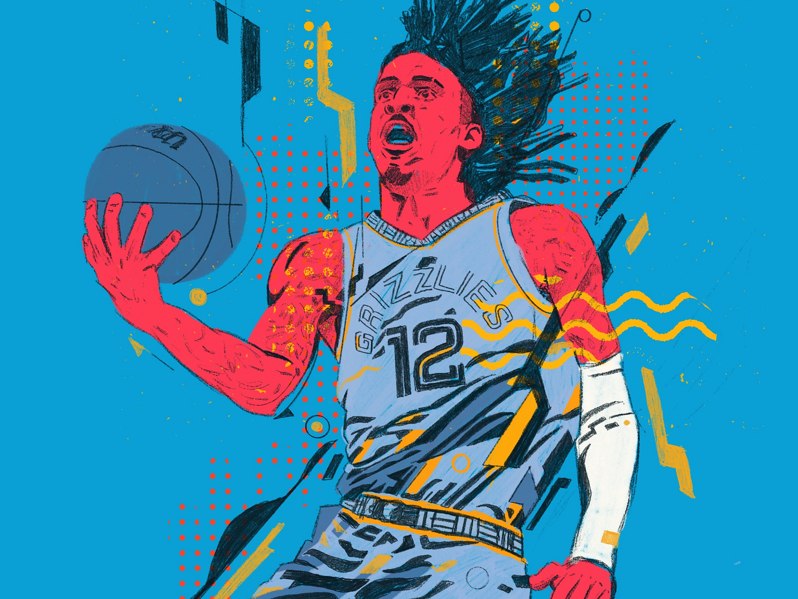 Ja Morant by Arunas Kacinskas on Dribbble