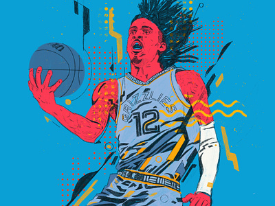 Ja Morant Sports Design NBA by maupmascaro on DeviantArt