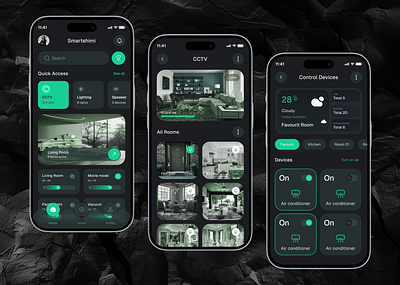 Smart Home Mobile App ai air air conditioner app b2b crm design device health home ios iot mobile remote saas smart smarthome software ui uxdesign