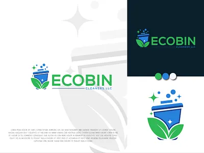 ECOBIN CLEANERS LLC – Minimalist Branding Design printdesign