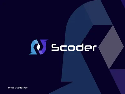S app logo branding code graphic design logo logo design logo designer modern logo s code logo s logo