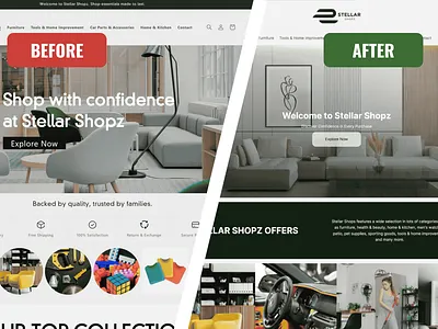 Stellar Shopz – Shopify Website Design (Horizon Theme) clean web design custom shopify theme dropshipping ecommerce website fashion ecommerce design homepage design shopify horizon theme shopify mobile optimized shopify modern shopify store responsive web design shopify branding shopify customization shopify designer portfolio shopify developer shopify product layout shopify store setup shopify uxui shopify website design trendy online store