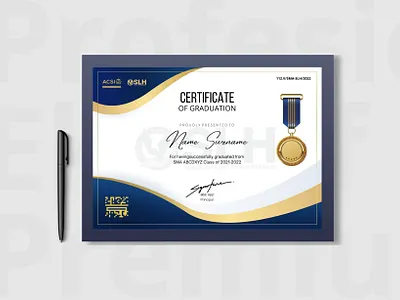 Minimalist Certificate with Modern Twist branding canva certificate certificate design corporate design design design inspiration figma graduation certificate graphic design minimalist design school design simple design