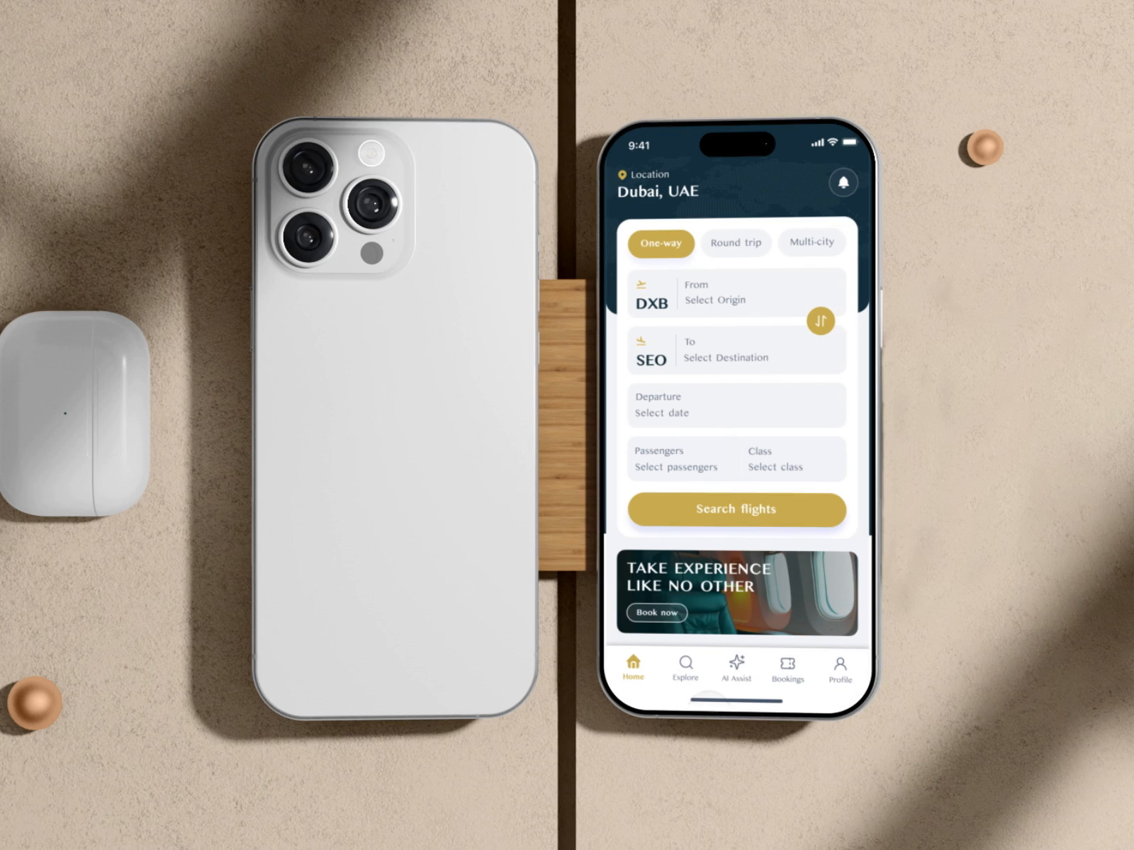 Example of Ai Native Application UI/UX Design