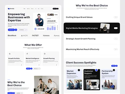 Consulting agency Website & Mobile Responsive UIUX Design product ui ux web website