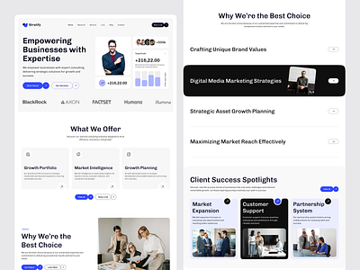 Consulting agency Website & Mobile Responsive UIUX Design product ui ux web website