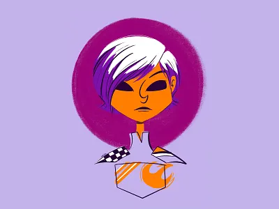 UnMasked - Sabine Wren character character design design illustration mid century retro star wars vintage