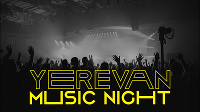 "Yerevan Music Night" visual identity branding graphic design logo