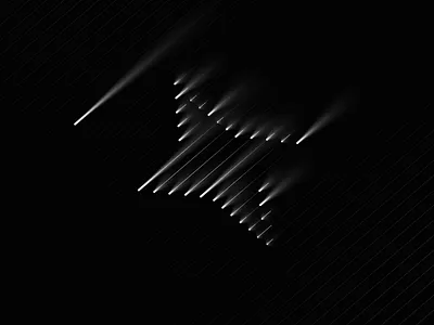 Falling Stars — a visual design experiment from a boring Sunday art branding graphic design visual design