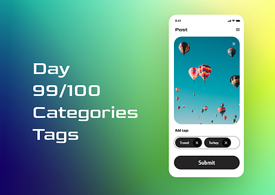 <100 day challenge> Day 99 Categories 100daychallenge dailyui ui ux